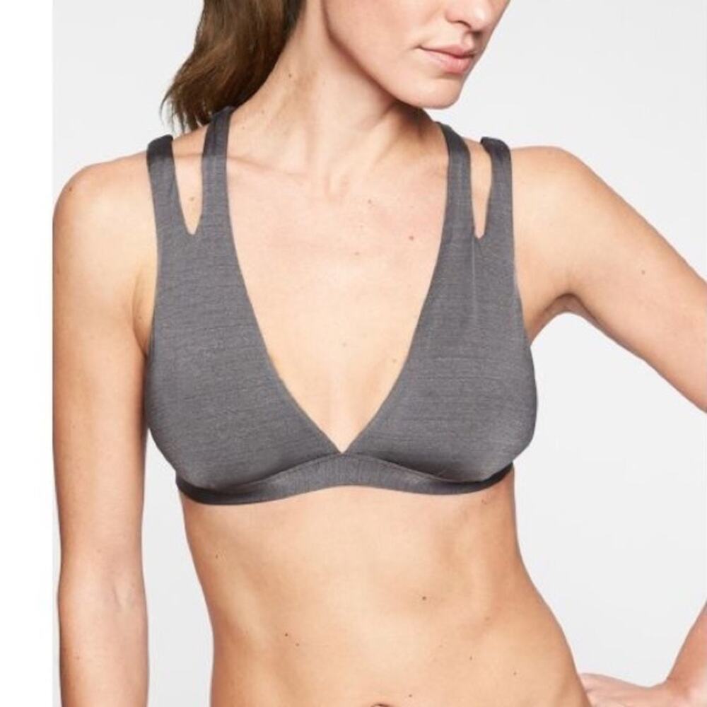 ATHLETA Aqualuxe Split Strap Bikini Top